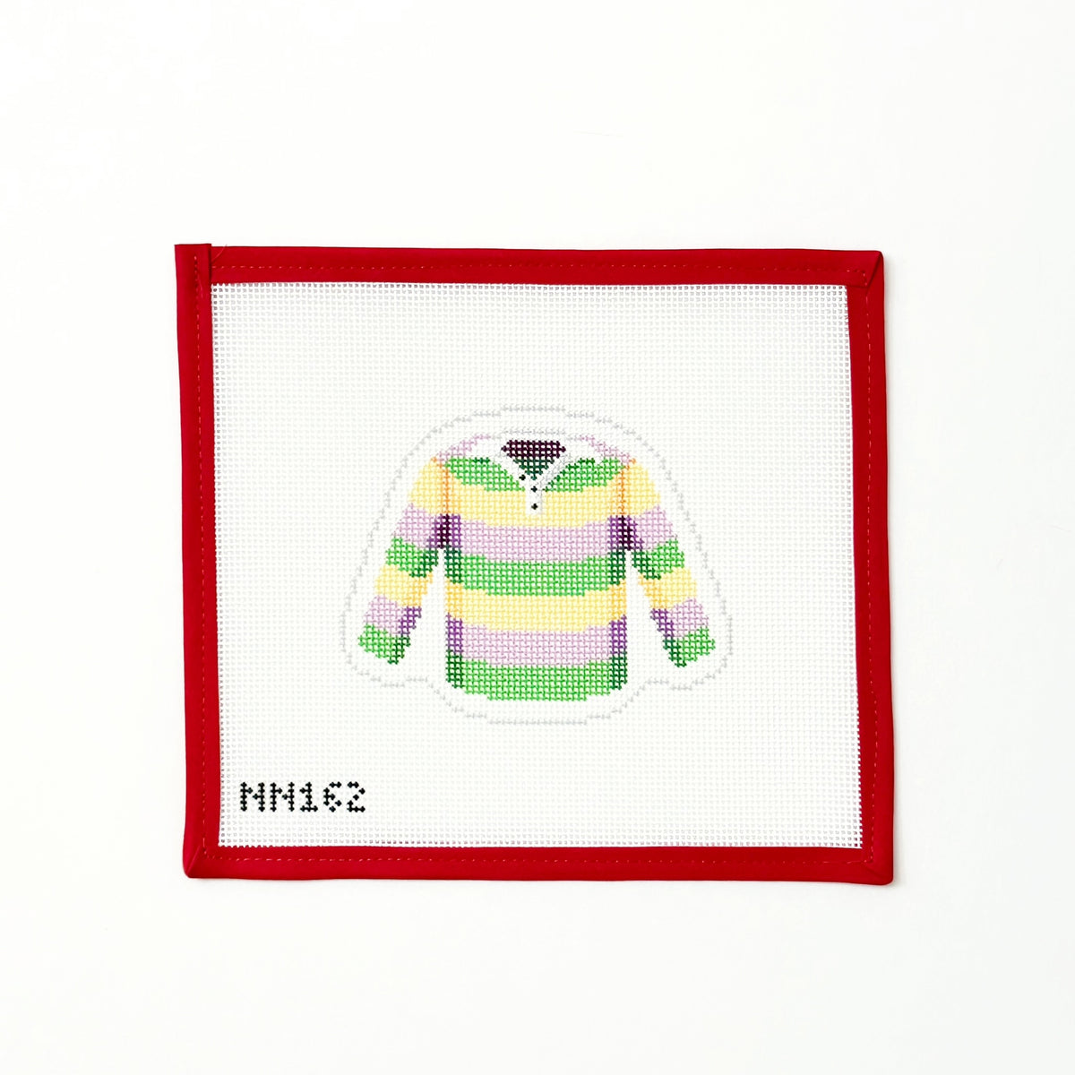 Mardi Gras Polo ShirtNeedle NolaCanvasThe Red Thread Atelier