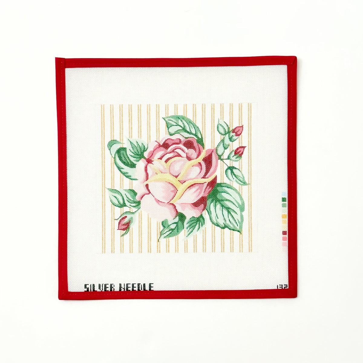 Rose on Ticking