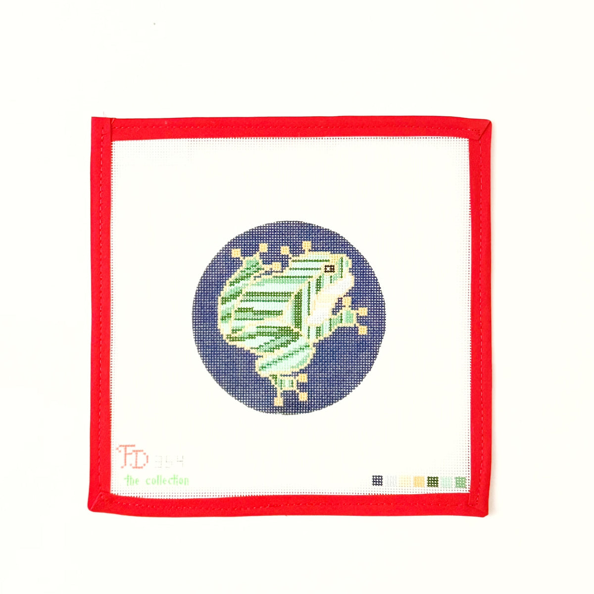 Malachite Van Cleef Frog RoundFroopy DesignsCanvasThe Red Thread Atelier