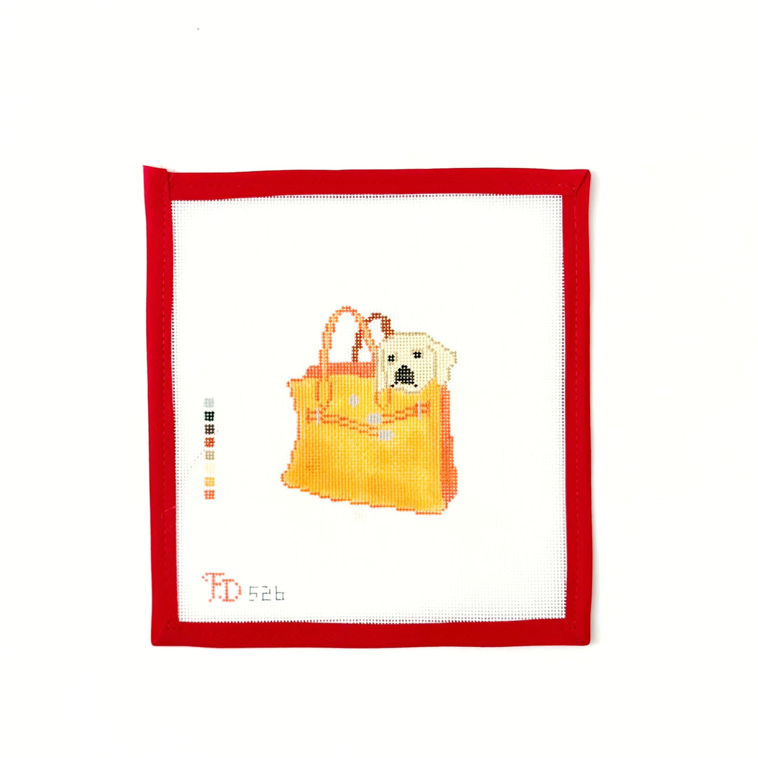 Birkin with Lab PupFroopy DesignsCanvasThe Red Thread Atelier