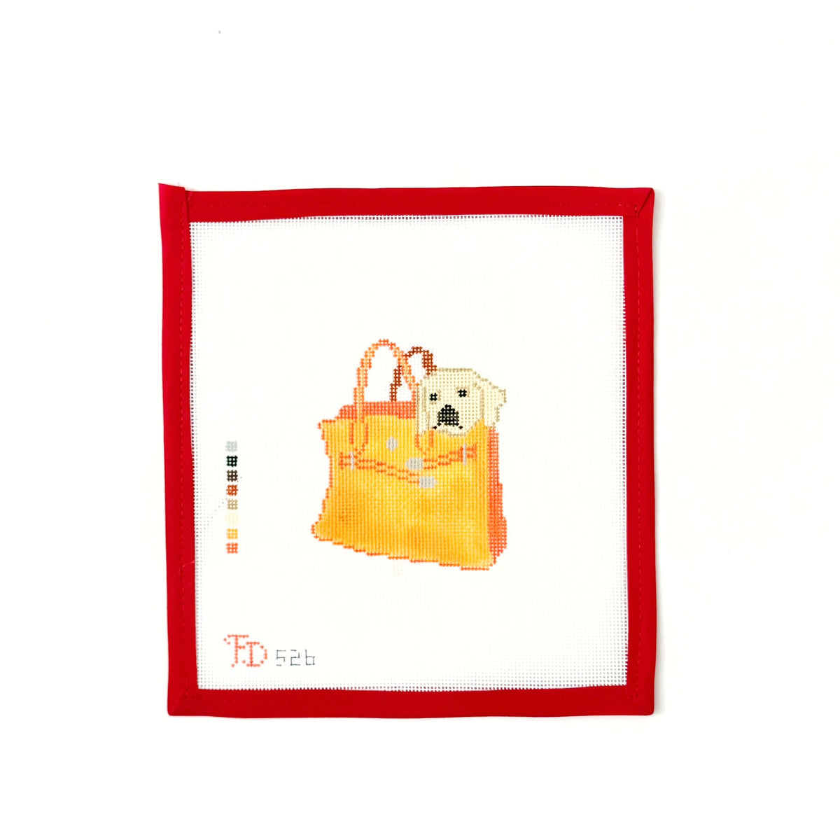 Birkin with Lab PupFroopy DesignsCanvasThe Red Thread Atelier