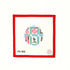 Mahjong Tiles Round: Jewel 13 MeshPainted StitchCanvasThe Red Thread Atelier