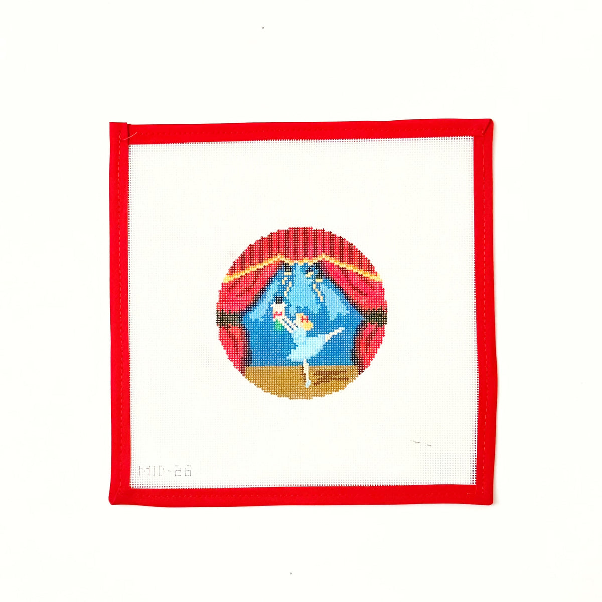 Nutcracker RoundPainted StitchCanvasThe Red Thread Atelier