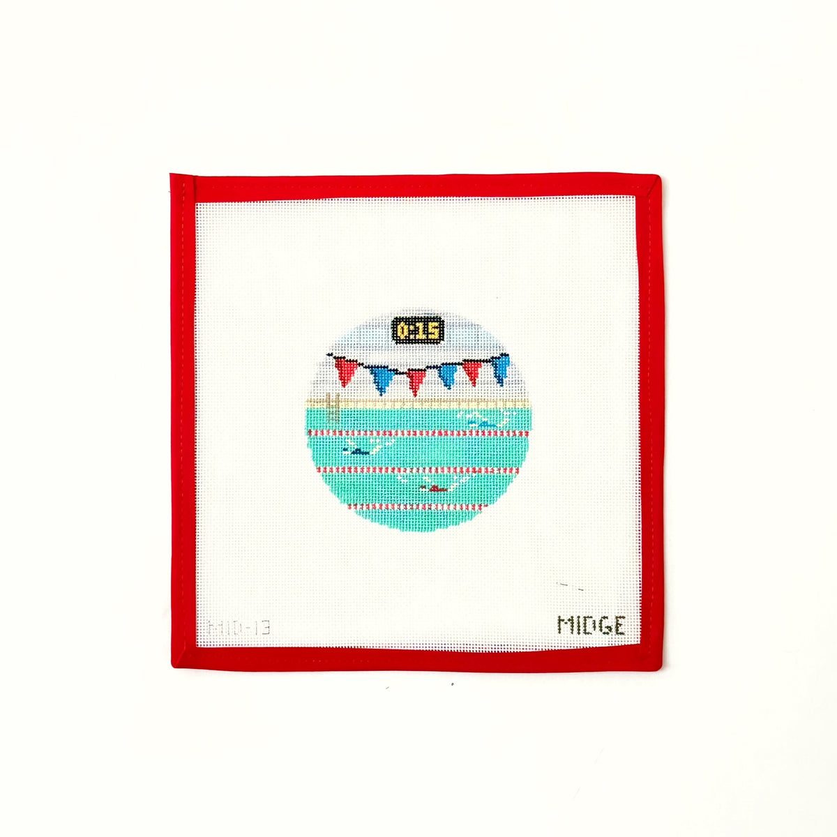 Swim TeamPainted StitchCanvasThe Red Thread Atelier