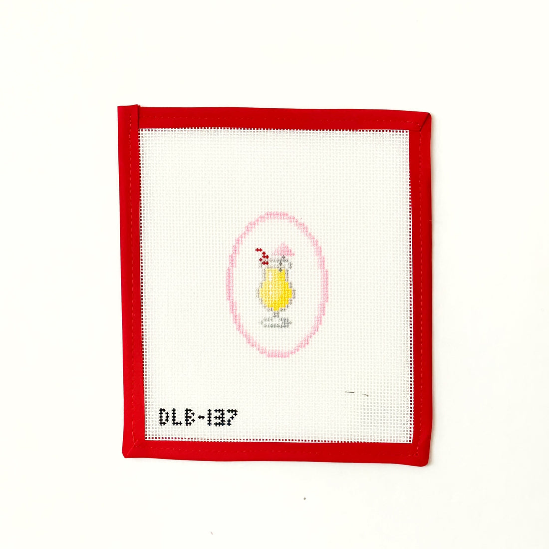 Mini Tropical DrinkPainted StitchCanvasThe Red Thread Atelier