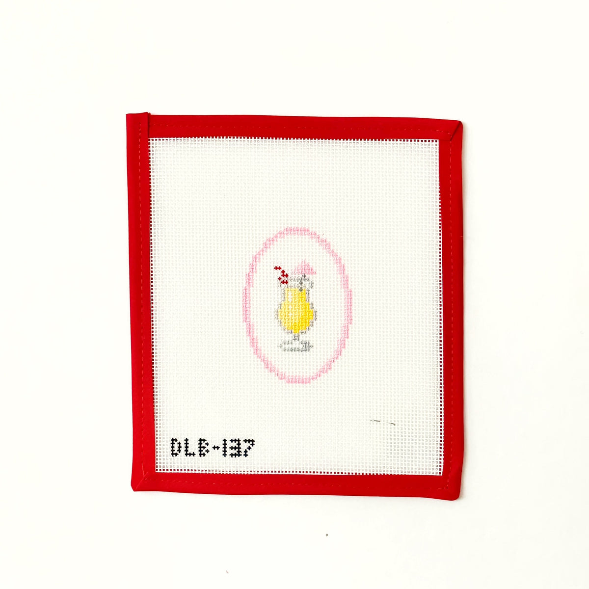 Mini Tropical DrinkPainted StitchCanvasThe Red Thread Atelier