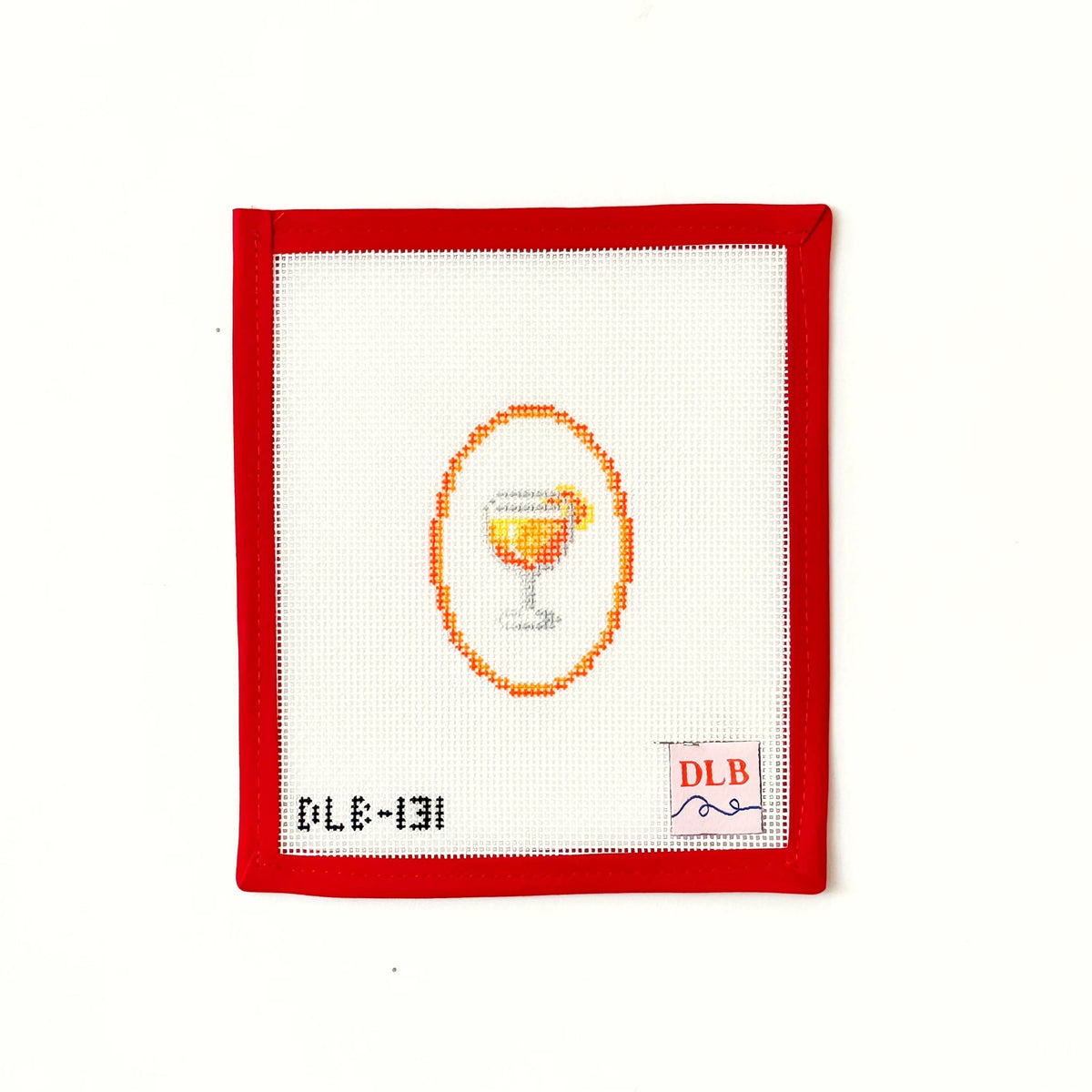 Mini Aperol SpritzPainted StitchCanvasThe Red Thread Atelier