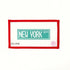 NYC Street Sign: 13 MeshPainted StitchCanvasThe Red Thread Atelier