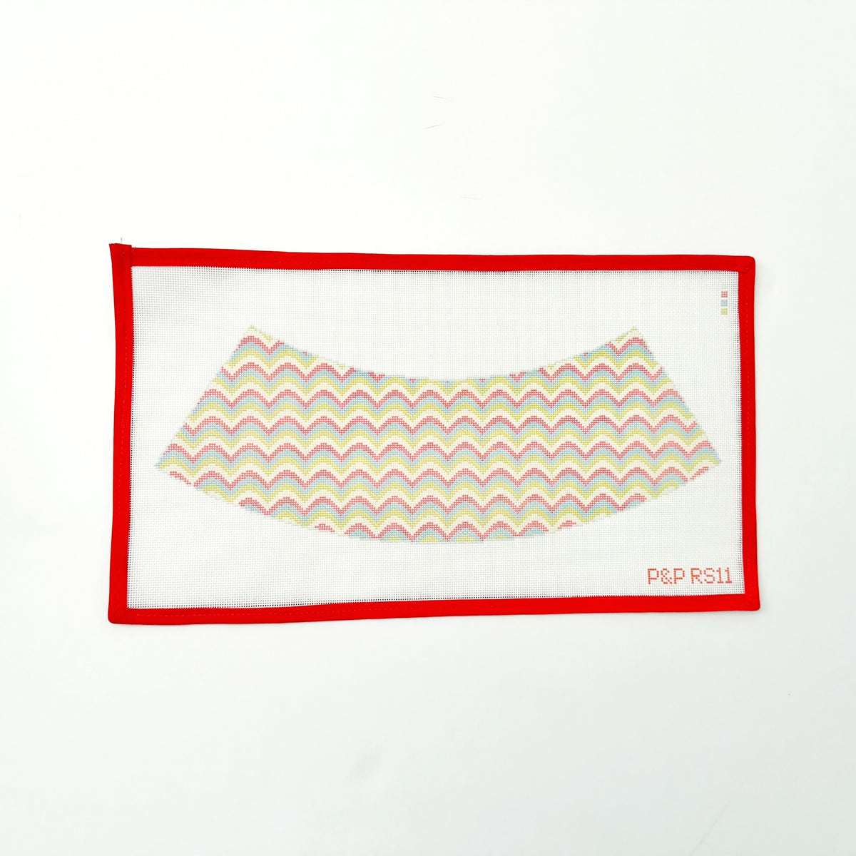 Bouncing Bargello LampshadePenny and PennyCanvasThe Red Thread Atelier