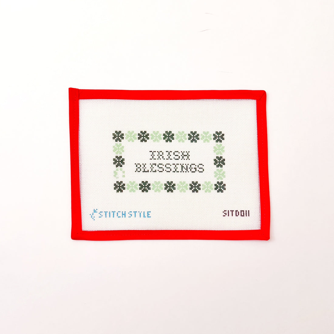 Irish BlessingsStitches in the DistrictCanvasThe Red Thread Atelier