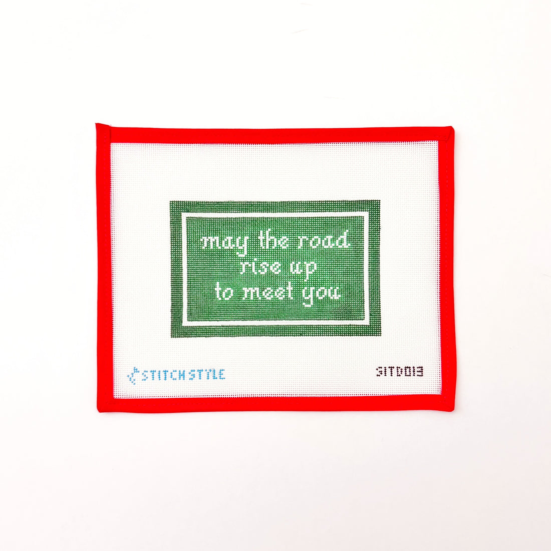 May the Road Rise Up to Meet YouStitches in the DistrictCanvasThe Red Thread Atelier