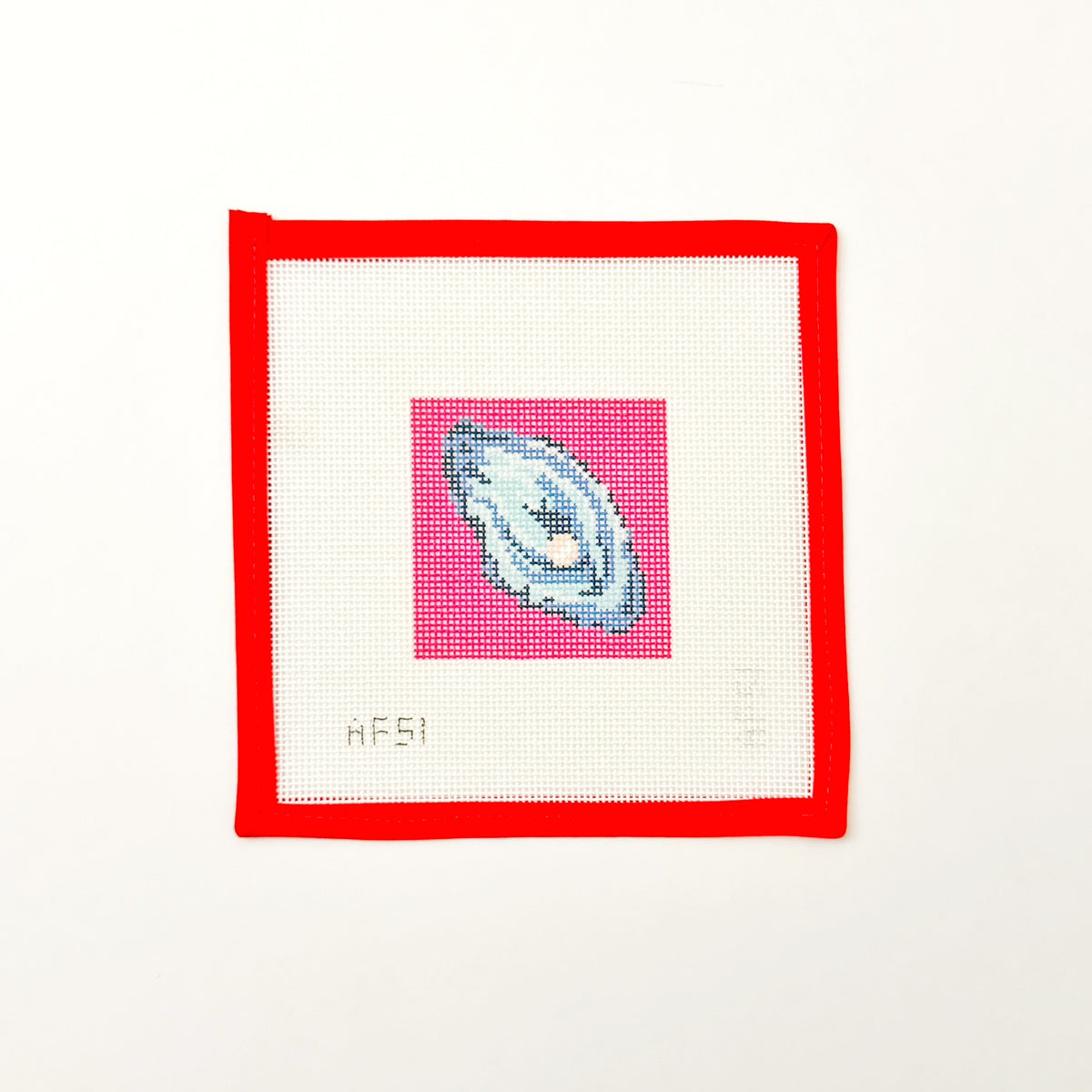Neon Oyster InsertAnne Fisher NeedlepointCanvasThe Red Thread Atelier