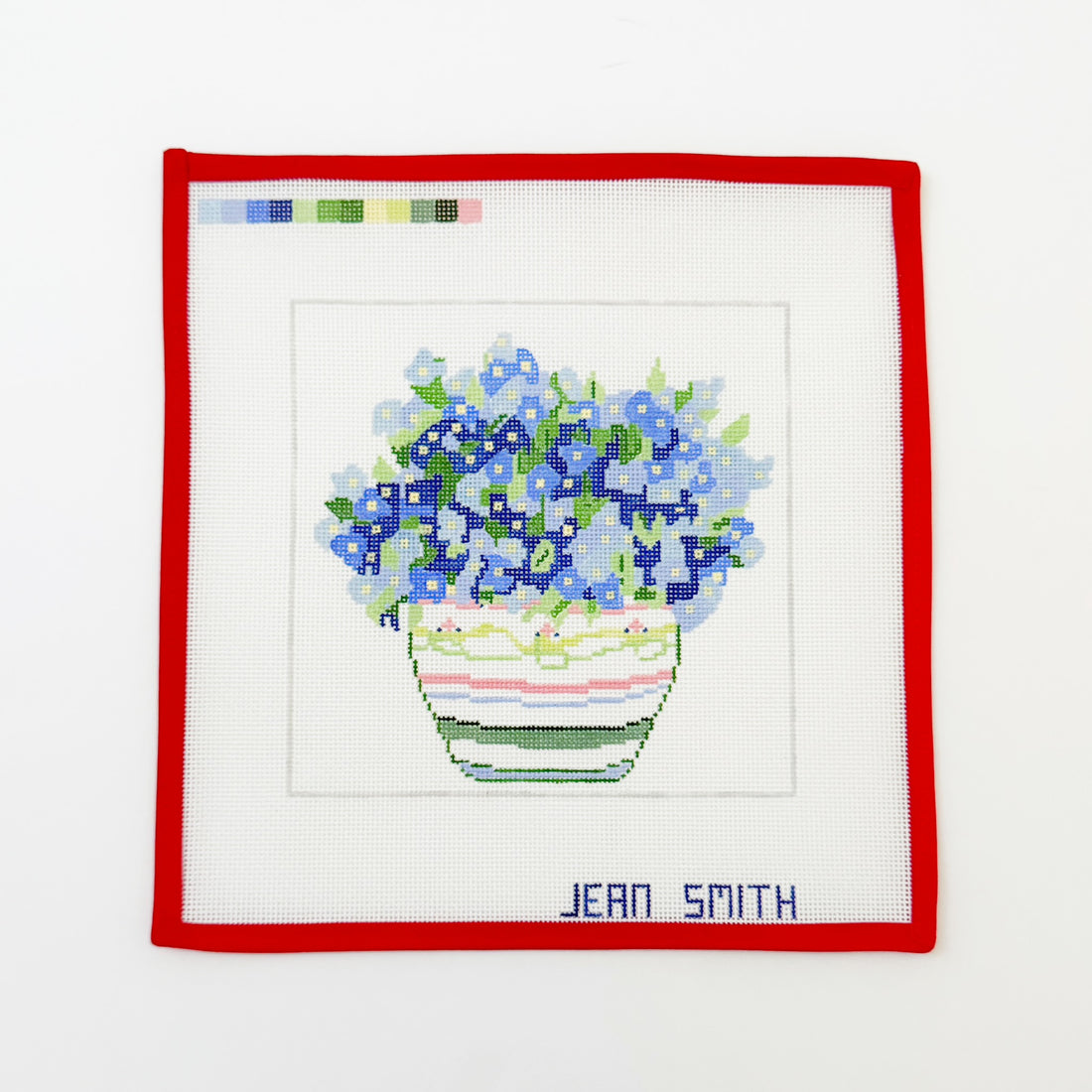 Small Spring Forget Me NotsJean SmithCanvasThe Red Thread Atelier