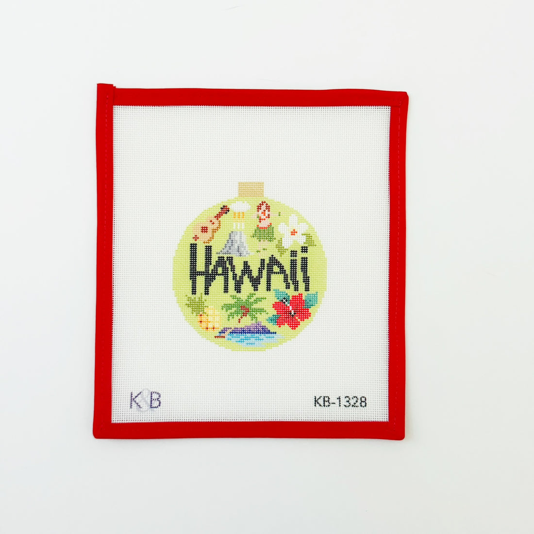 Travel Round - HawaiiBradley NeedlepointCanvasThe Red Thread Atelier
