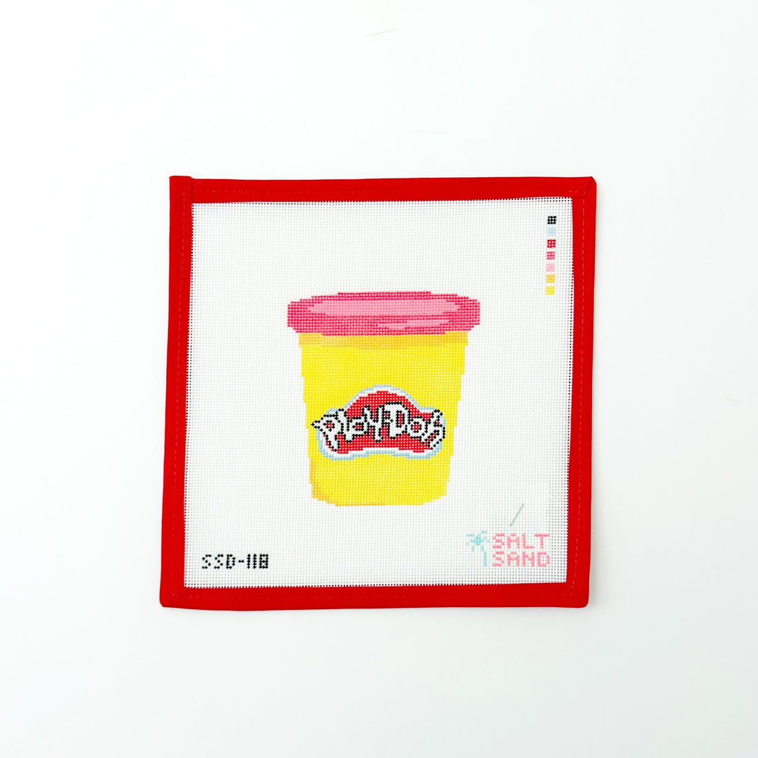 Play-Doh PinkSalt &amp; SandCanvasThe Red Thread Atelier