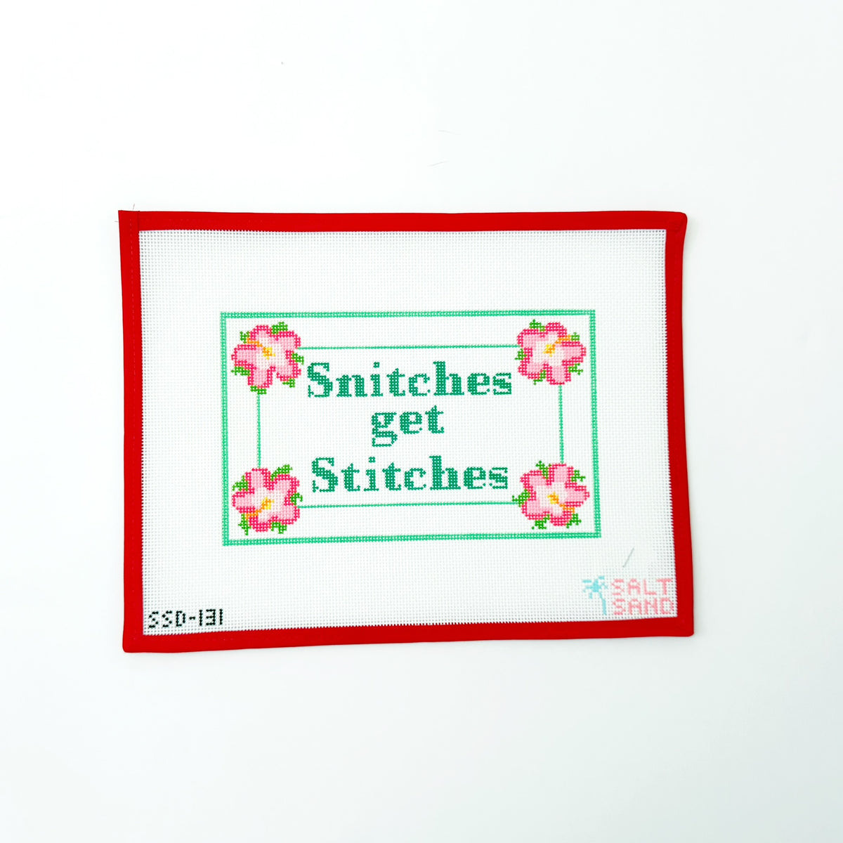 Snitches Get StitchesSalt &amp; SandCanvasThe Red Thread Atelier