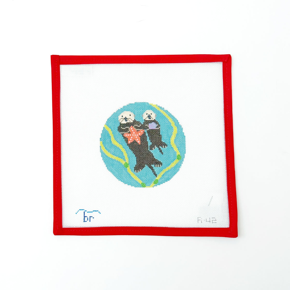 Sea OttersBlue Ridge StitcheryCanvasThe Red Thread Atelier