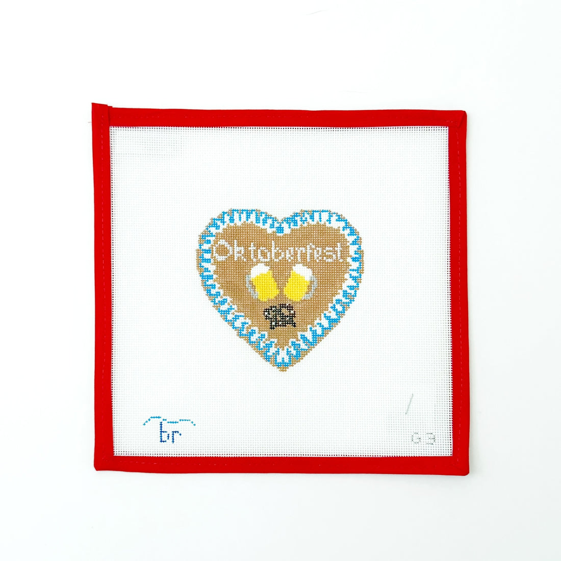 Gingerbread Heart - OktoberfestBlue Ridge StitcheryCanvasThe Red Thread Atelier