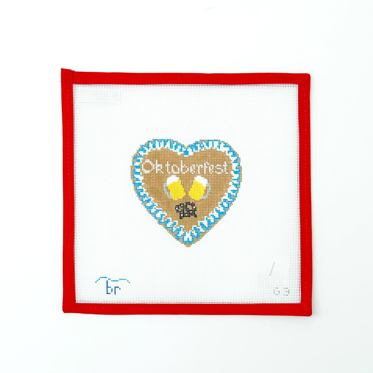 Gingerbread Heart - OktoberfestBlue Ridge StitcheryCanvasThe Red Thread Atelier