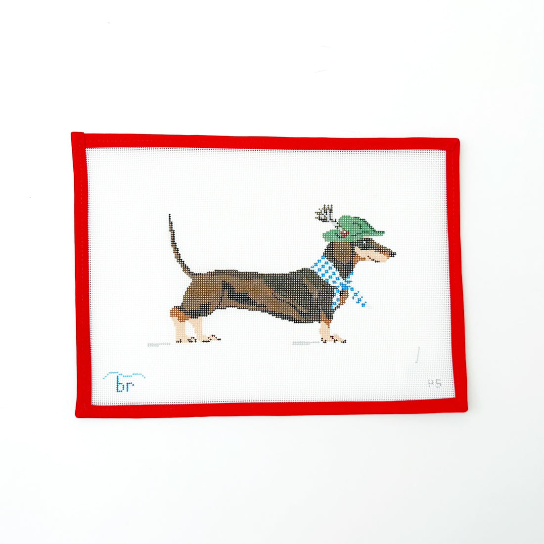 Dackel (Dachshund)Blue Ridge StitcheryCanvasThe Red Thread Atelier