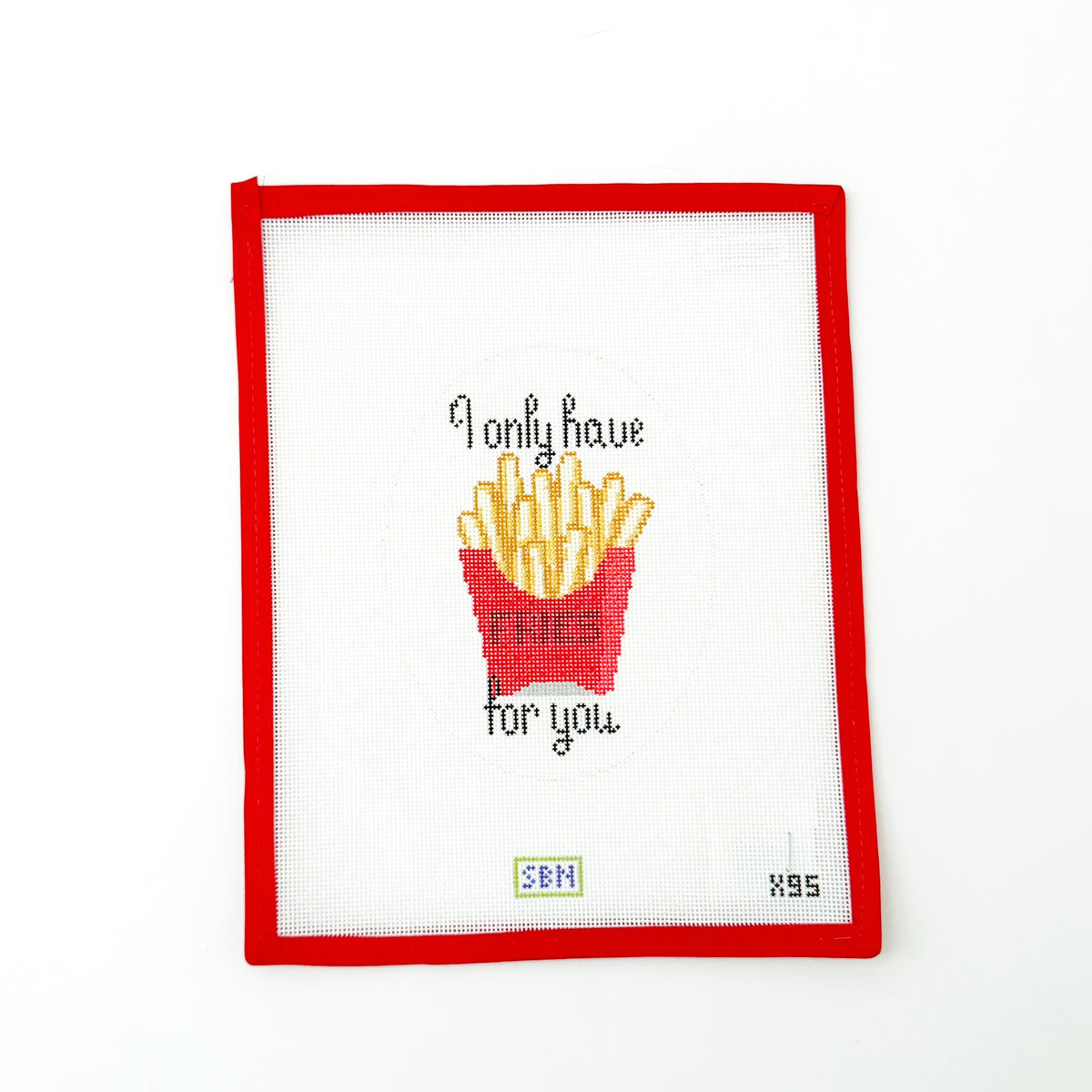 Fries for YouSusan Battle NeedlepointCanvasThe Red Thread Atelier