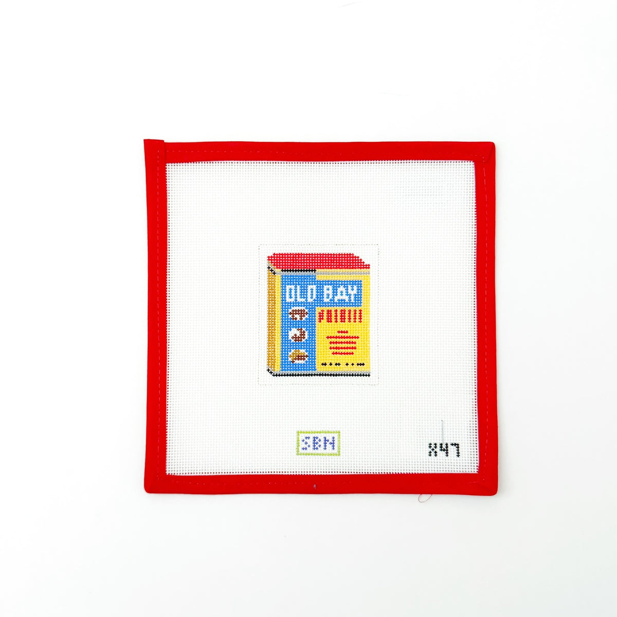 Old Bay OrnamentSusan Battle NeedlepointCanvasThe Red Thread Atelier