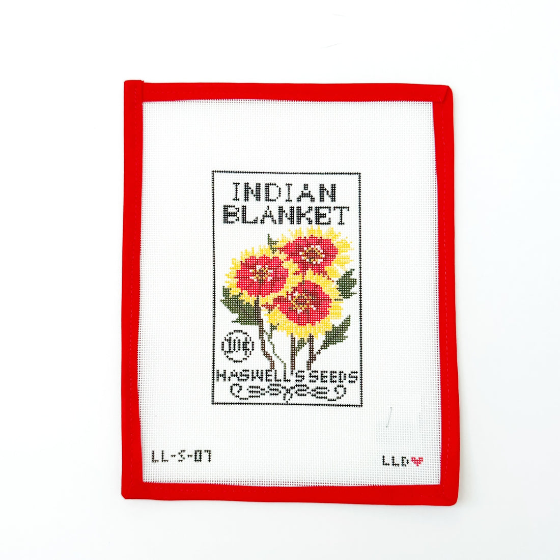 Indian Blanket Seed PacketLaura Love DesignsCanvasThe Red Thread Atelier