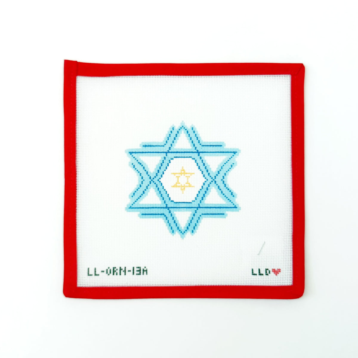 Hanukkah SnowflakeLaura Love DesignsCanvasThe Red Thread Atelier