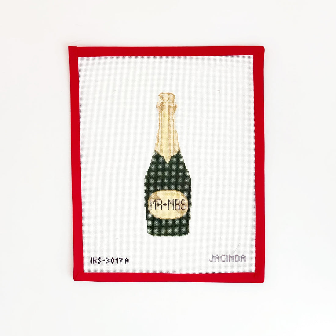 Mr &amp; Mrs ChampagneInitial KCanvasThe Red Thread Atelier