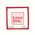 Love YouInitial KCanvasThe Red Thread Atelier