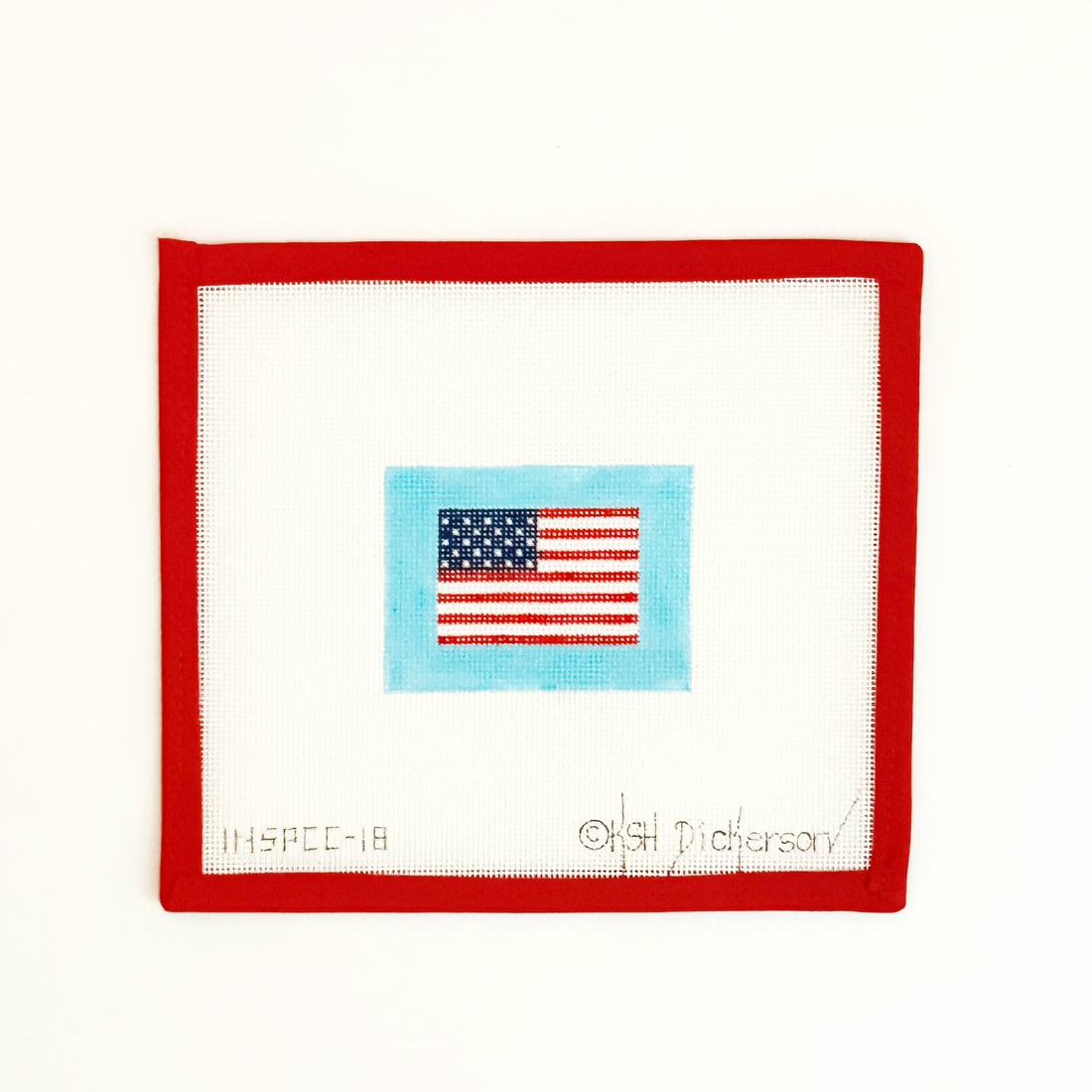 Credit Card Case Insert - American Flag on Sky