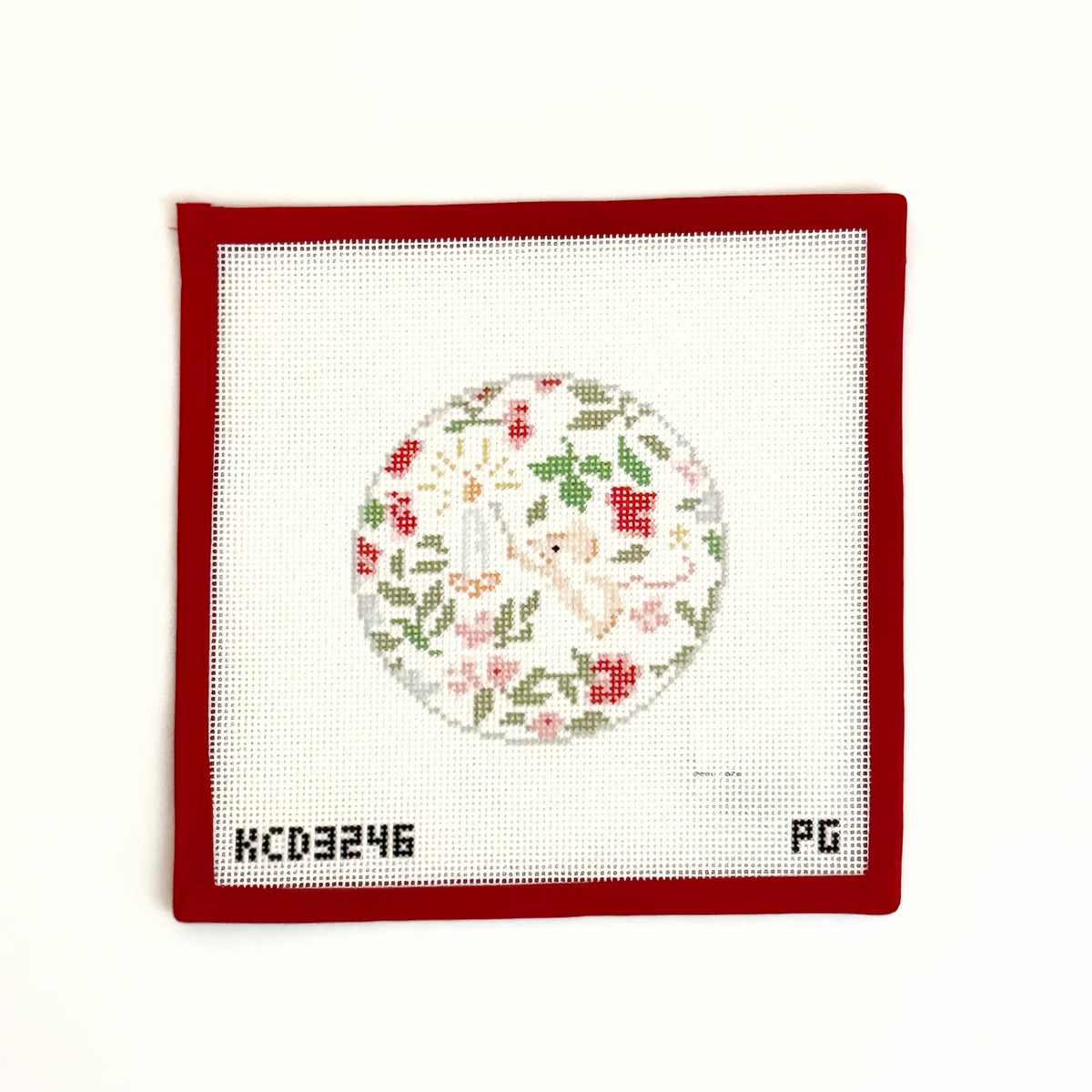 Mouse with Candle RoundKCNCanvasThe Red Thread Atelier