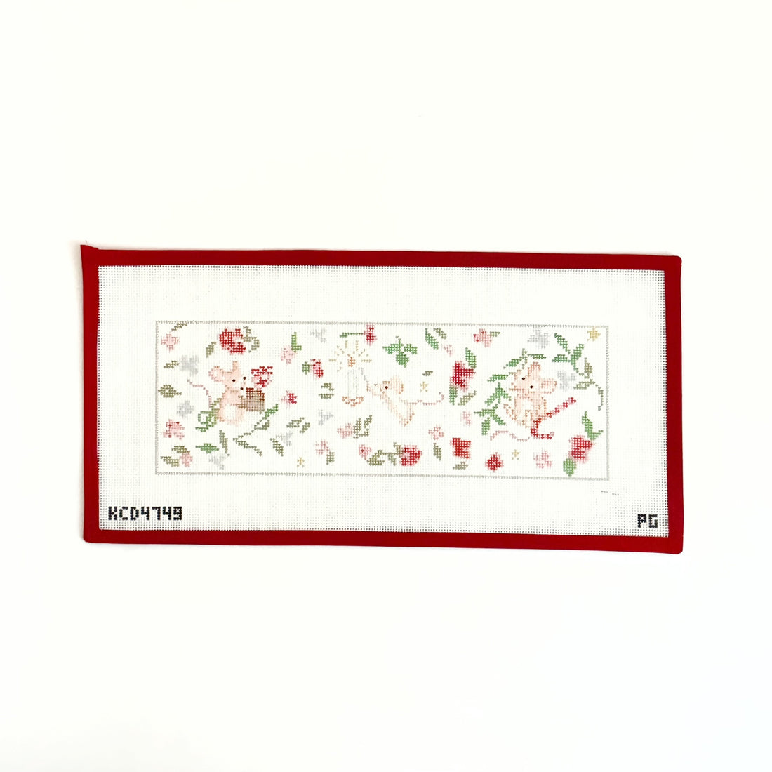 Christmas Mouse BolsterKCNCanvasThe Red Thread Atelier