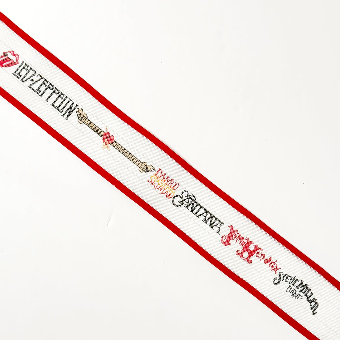 Rocks Brands BeltElm Tree NeedlepointCanvasThe Red Thread Atelier