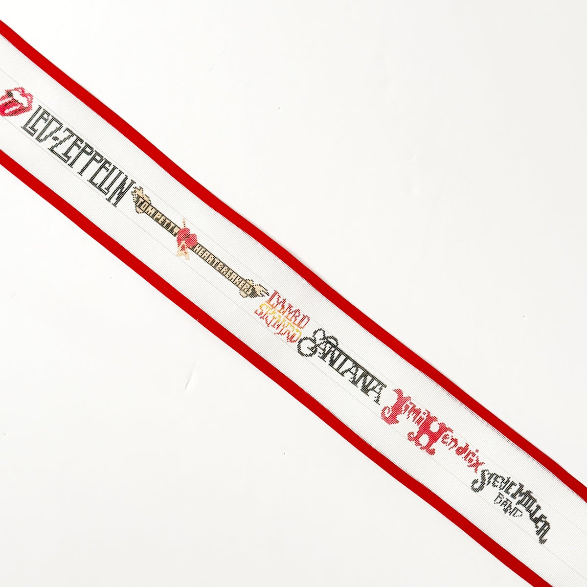 Rocks Brands BeltElm Tree NeedlepointCanvasThe Red Thread Atelier