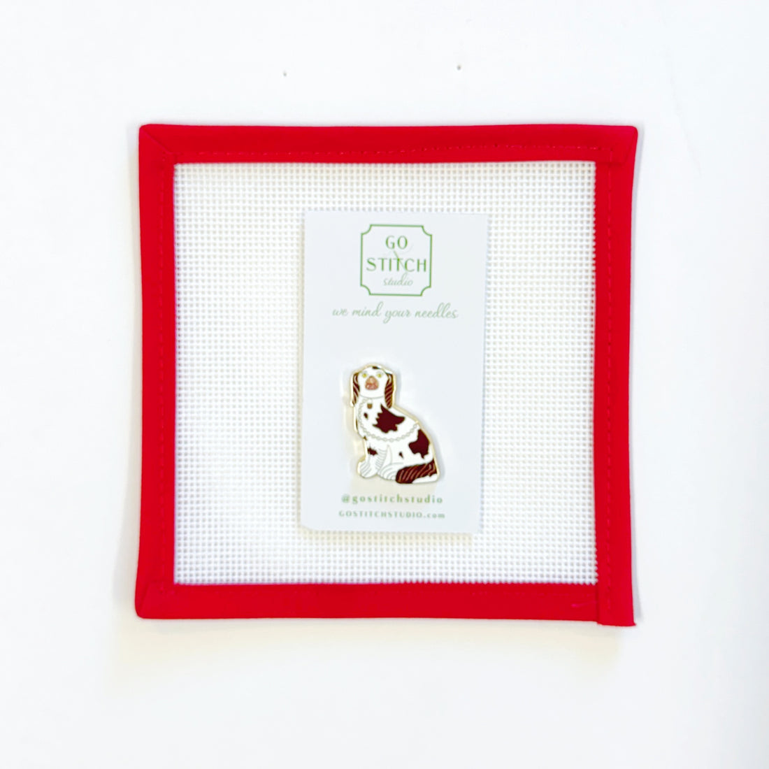 Brown Staffy Dog Needleminder