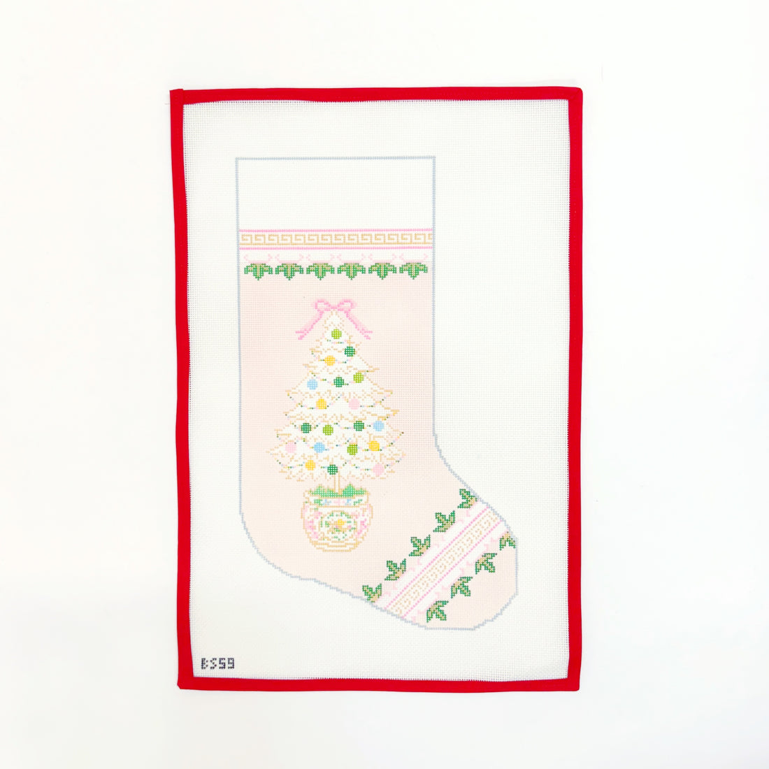 Rose Medallion Stocking