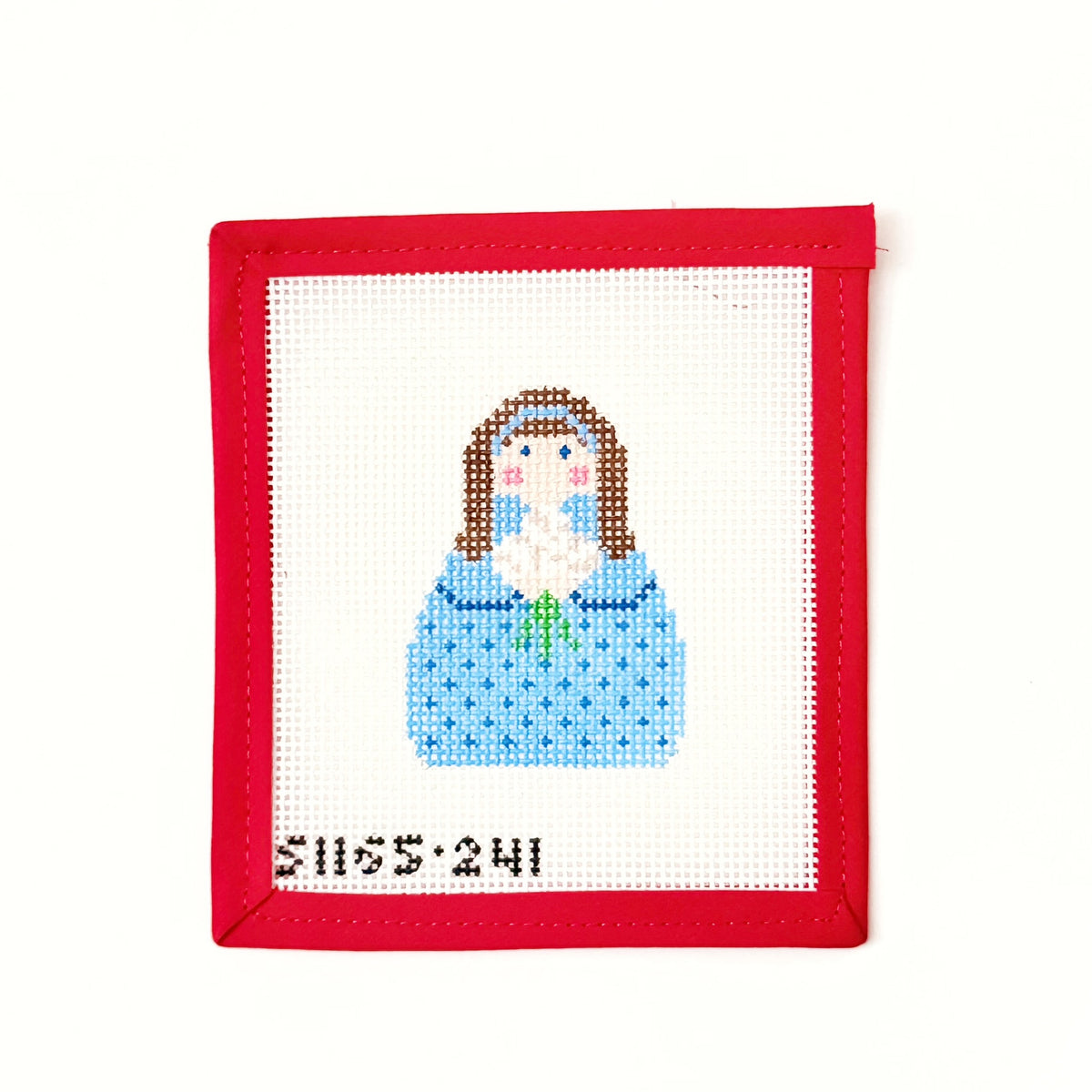 Stitch It - Blue w HydrangeaKCNCanvasThe Red Thread Atelier