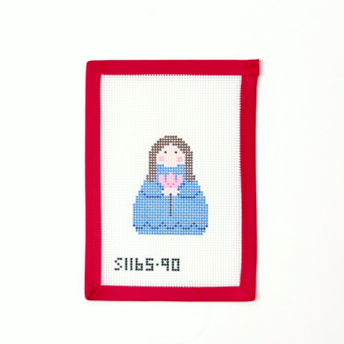 Stitch It - Blue w PeonyKCNCanvasThe Red Thread Atelier