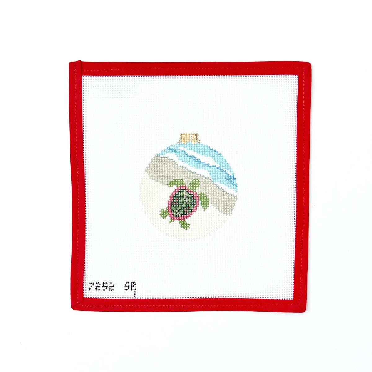 Christmas Turtle, 3.25" Round