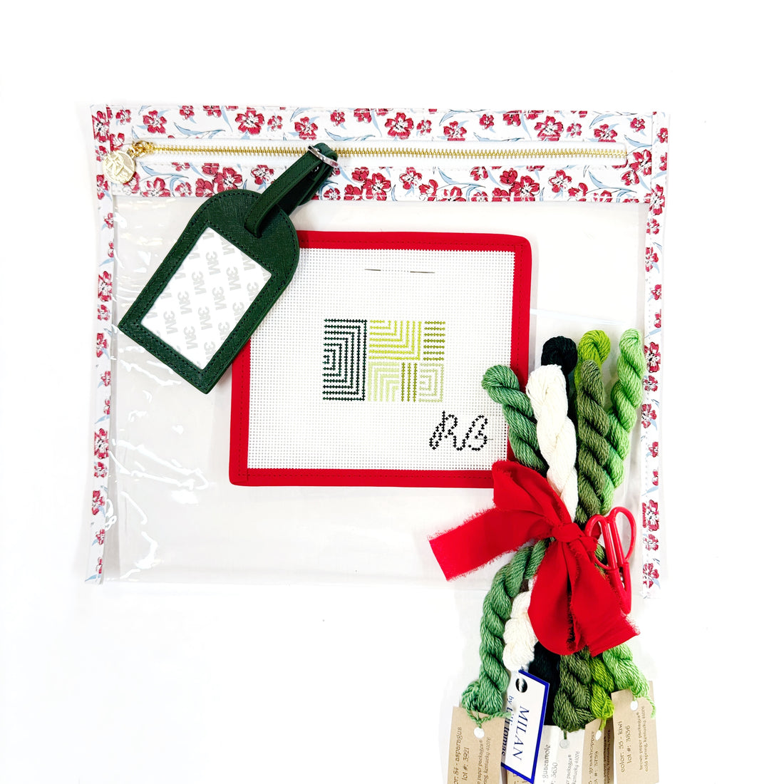 Ultimate Needlepoint Travel Kit - Parallel Lines Luggage Tag