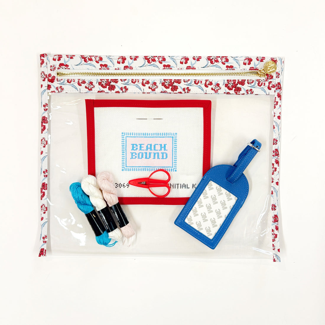 Ultimate Needlepoint Travel Kit - Beach Bound Luggage Tag
