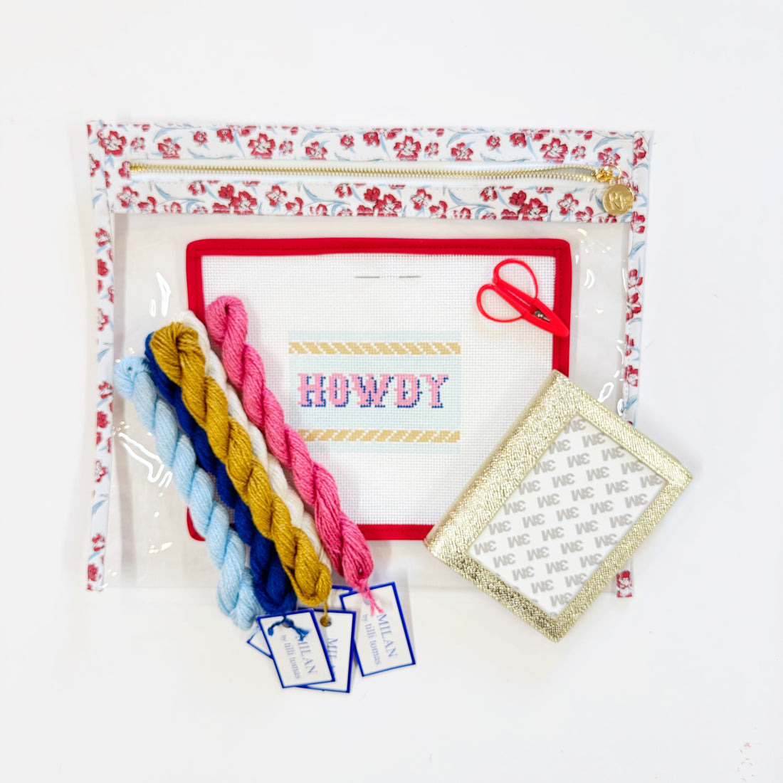 Ultimate Needlepoint Travel Kit - Howdy Passport