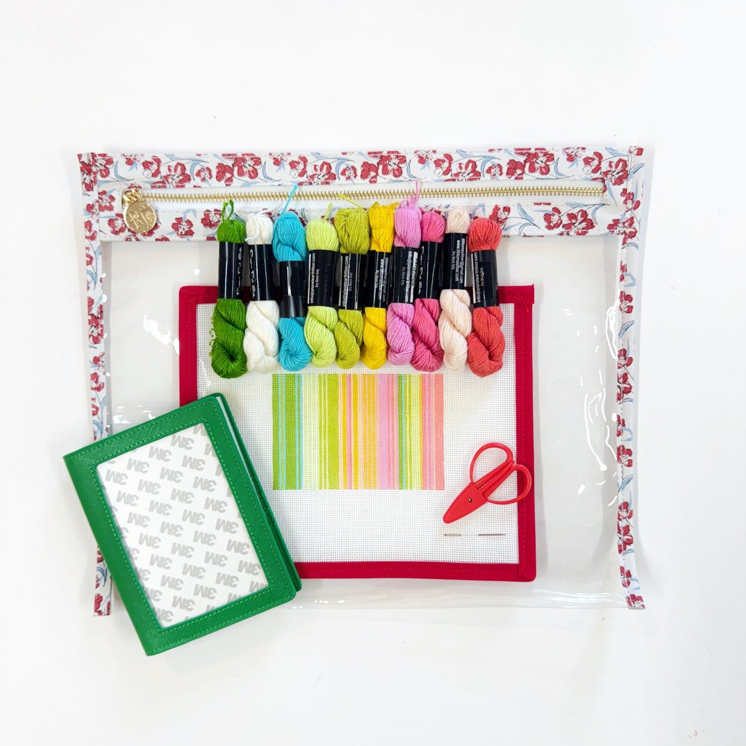 Ultimate Needlepoint Travel Kit - Pastel Stripes Passport