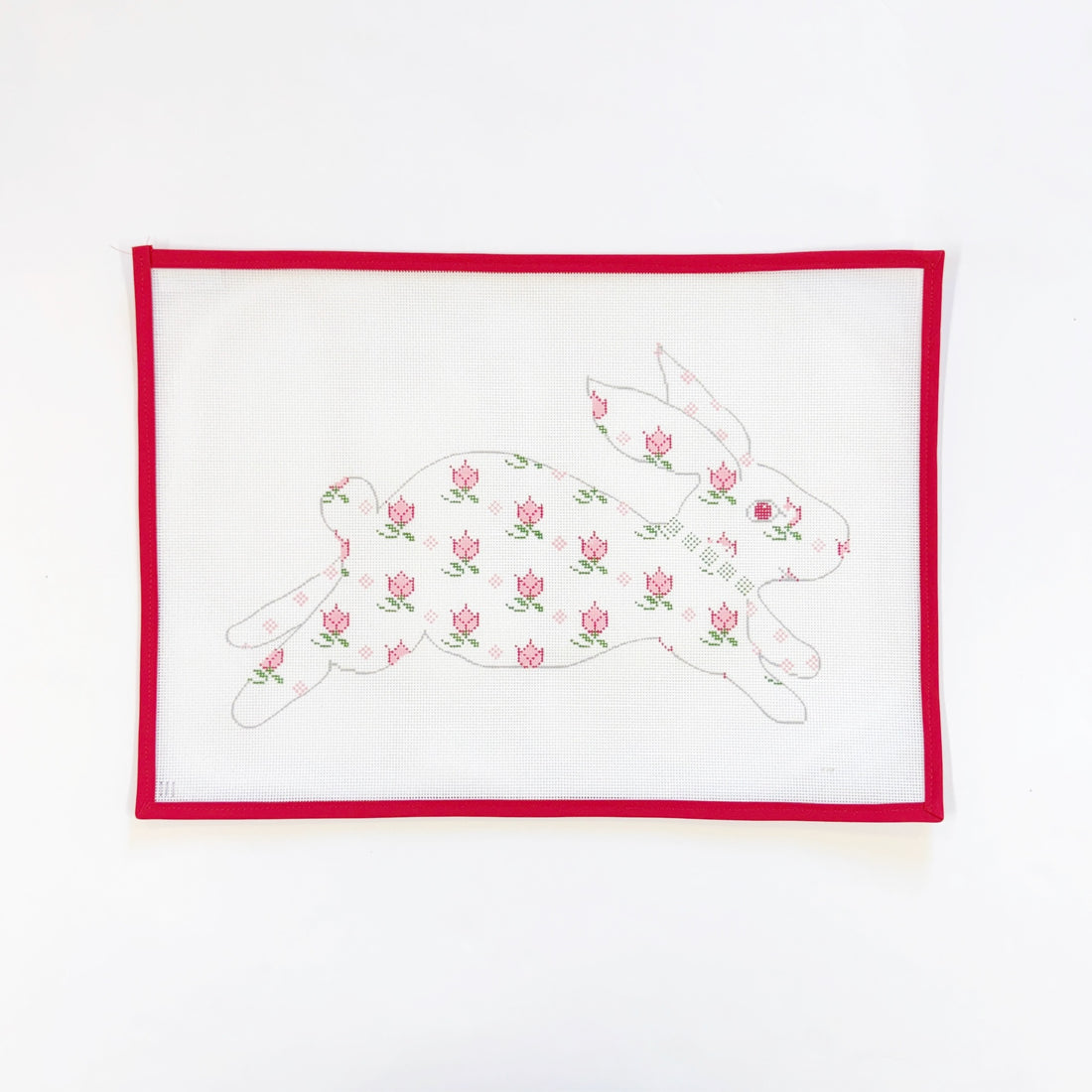 Block Print Bunny - Pink