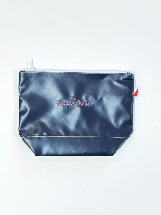 Big Sur Notions Zippered Pouch: Navy