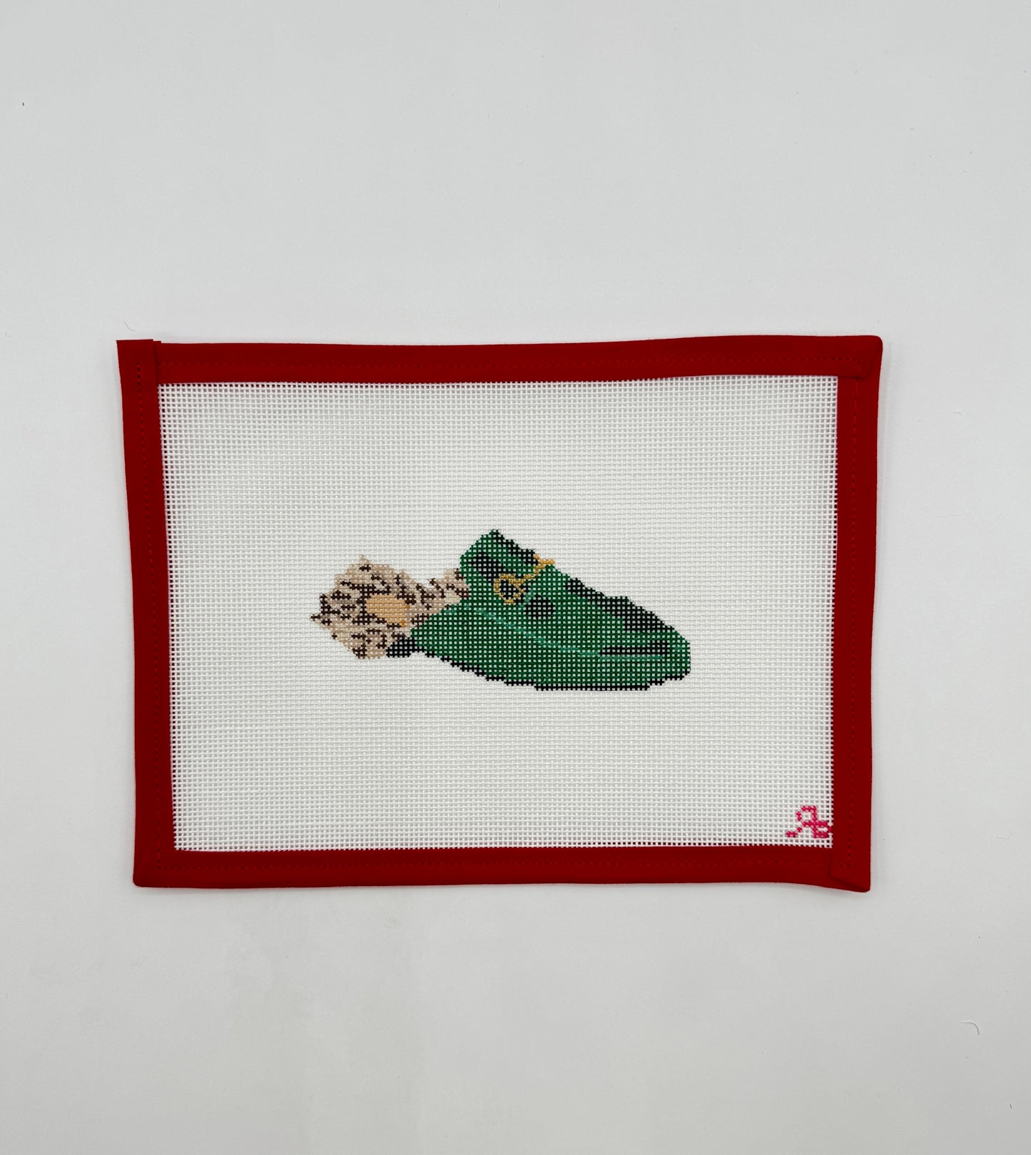 Fancy Loafer - green w fur