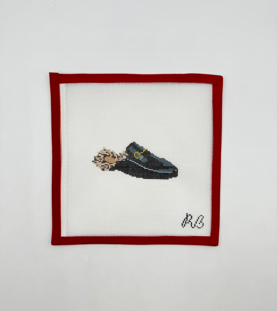 Fancy Loafer - black w fur