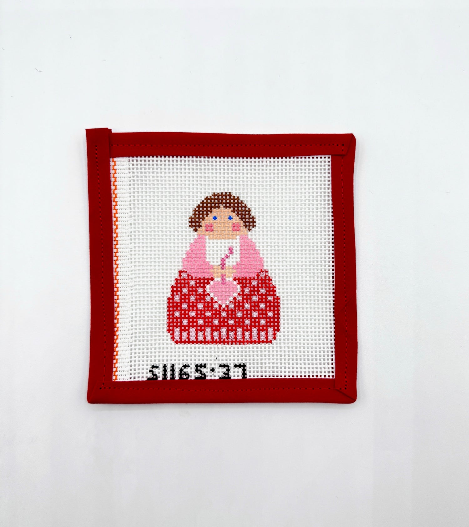 Stitch It’s Angels - Red w Pink Heart