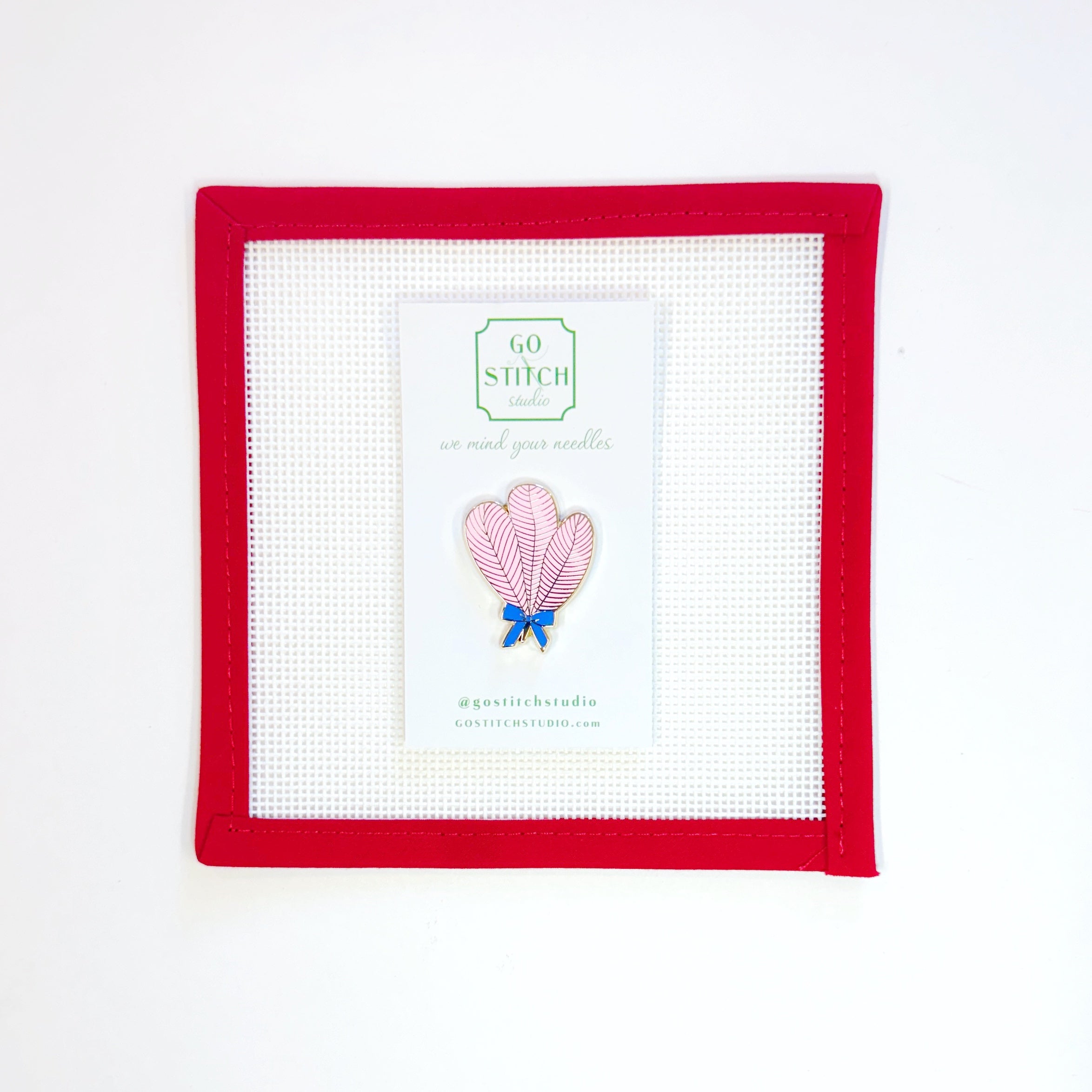 Ostrich Feather Needle Minder